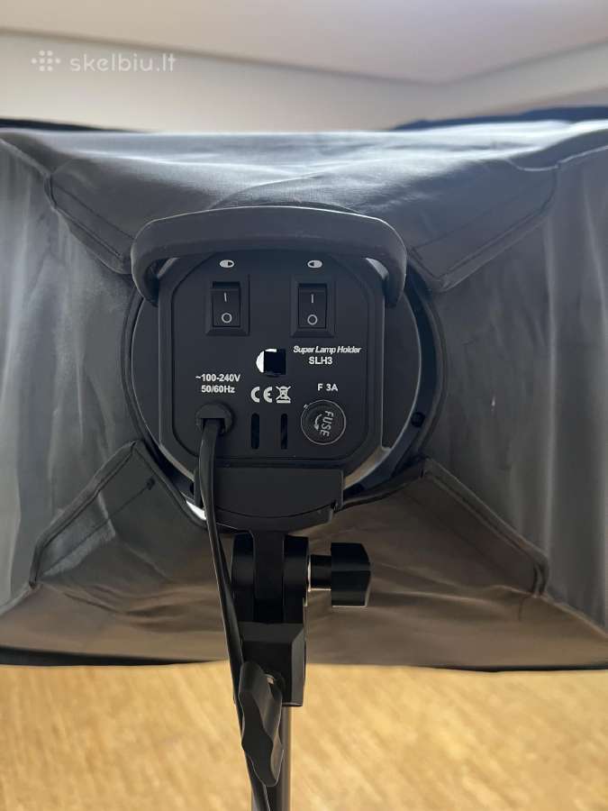 2 profesionalios lempos filmavimui, 2 box lights - nuotraukos Nr. 5