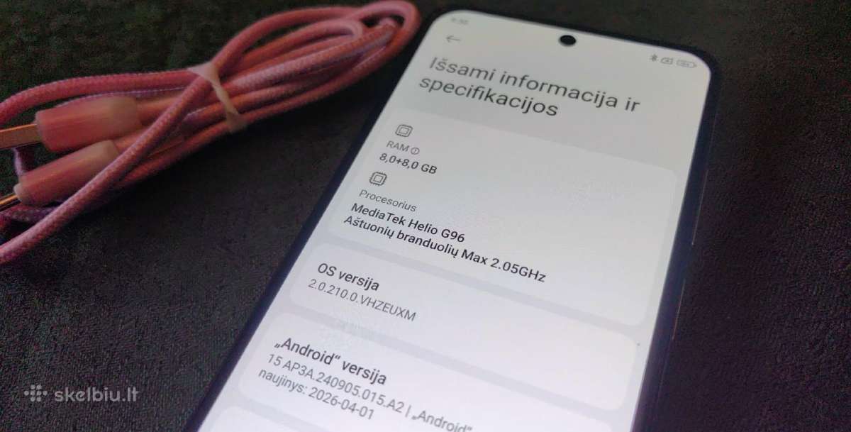 Xiaomi Redmi Note 12s 16/256gb - nuotraukos Nr. 4