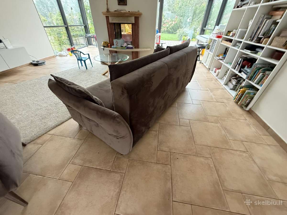 Sofa su miegama dalimi, fotelis - nuotraukos Nr. 2