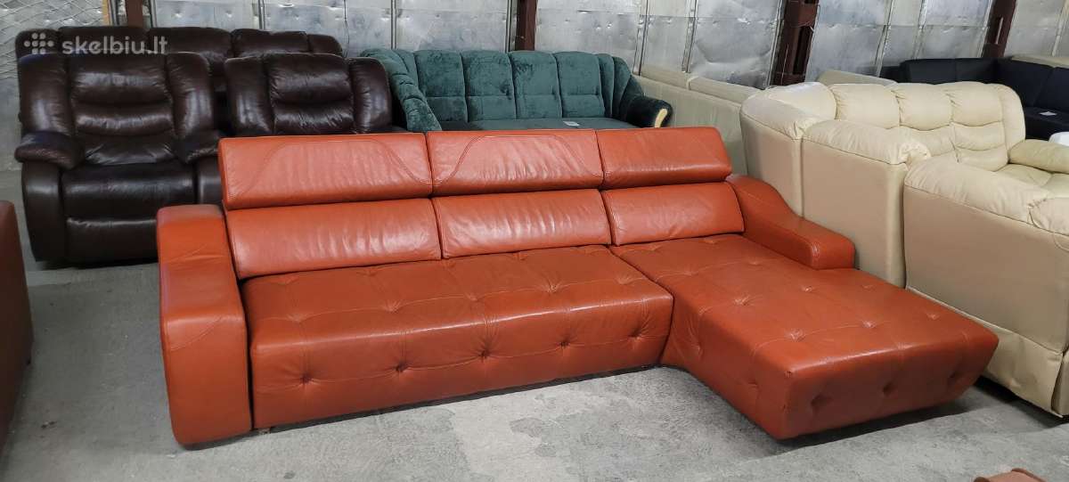 Odiniai Baldai kampas sofa lova Reglaineris - nuotraukos Nr. 25