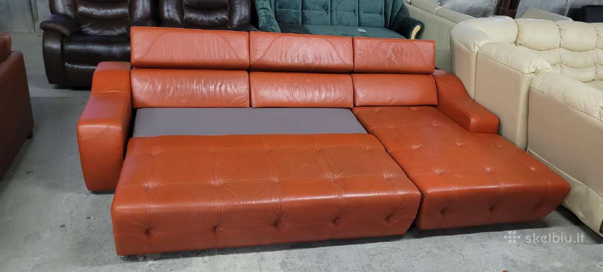 Odiniai Baldai kampas sofa lova Reglaineris - nuotraukos Nr. 26