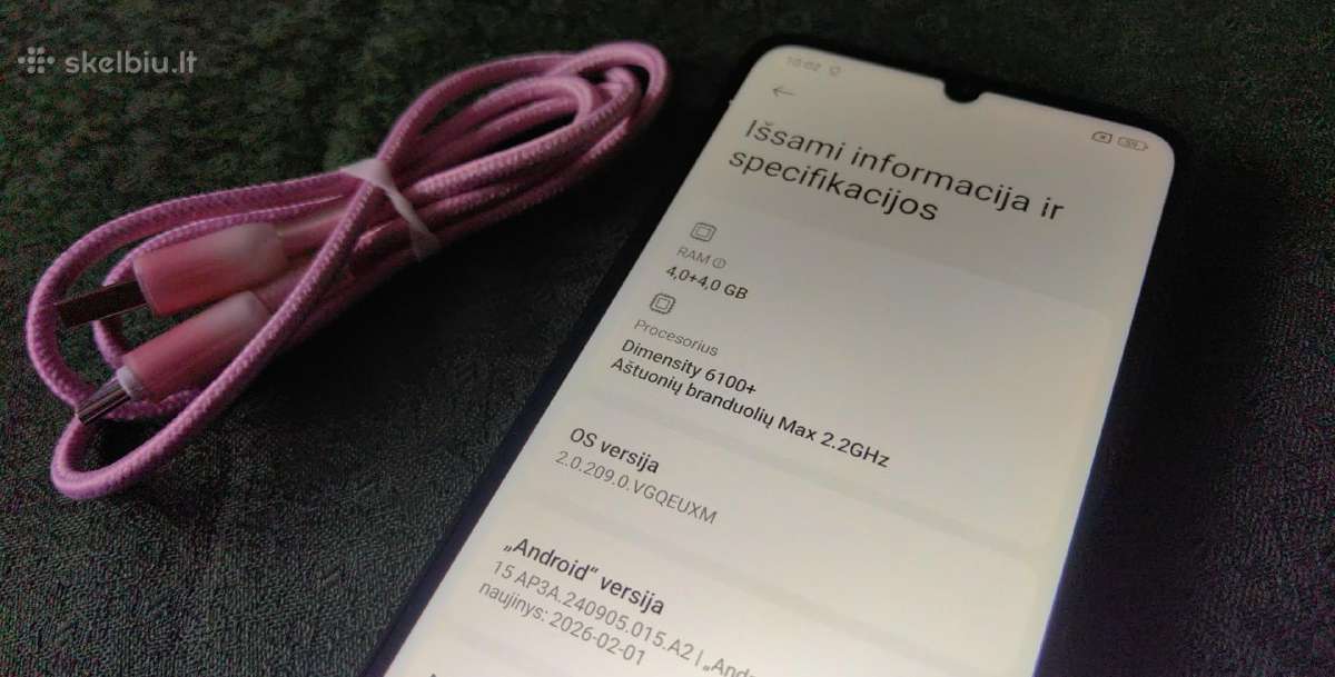 Xiaomi Redmi13c 5G 8/128gb - nuotraukos Nr. 3