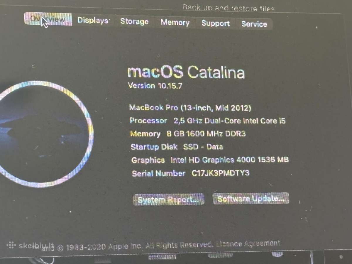 MacBook Pro 13" A1278 Mid 2012 - nuotraukos Nr. 10