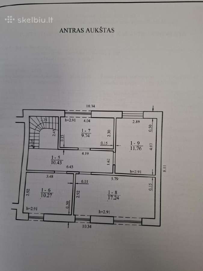 Parduodamas pilnai įrengtas namas Klaipėdoje 122m2 - nuotraukos Nr. 21