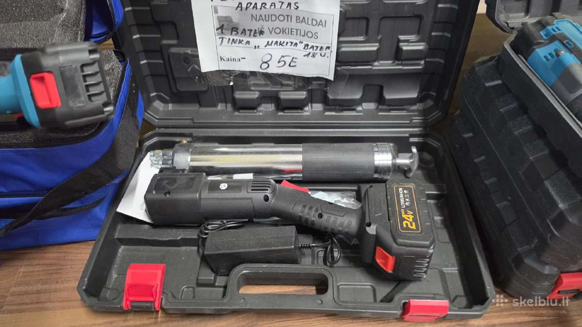 Makitom 18v pakrovejas dvigubas+2baterijos - nuotraukos Nr. 17