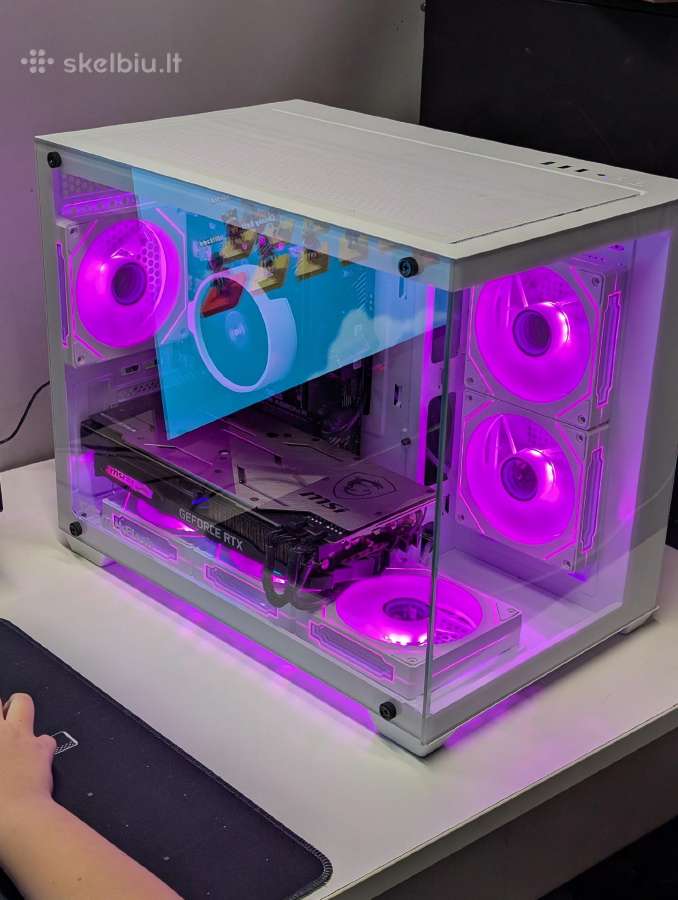 Žaidimų-mokslų Pc Ryzen 5 5500,16gb, rx6600, 1,2tb - nuotraukos Nr. 5
