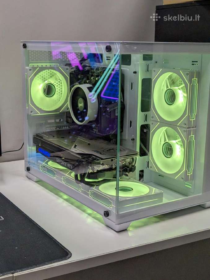 Žaidimų-mokslų Pc Ryzen 5 5500,16gb, rx6600, 1,2tb - nuotraukos Nr. 8