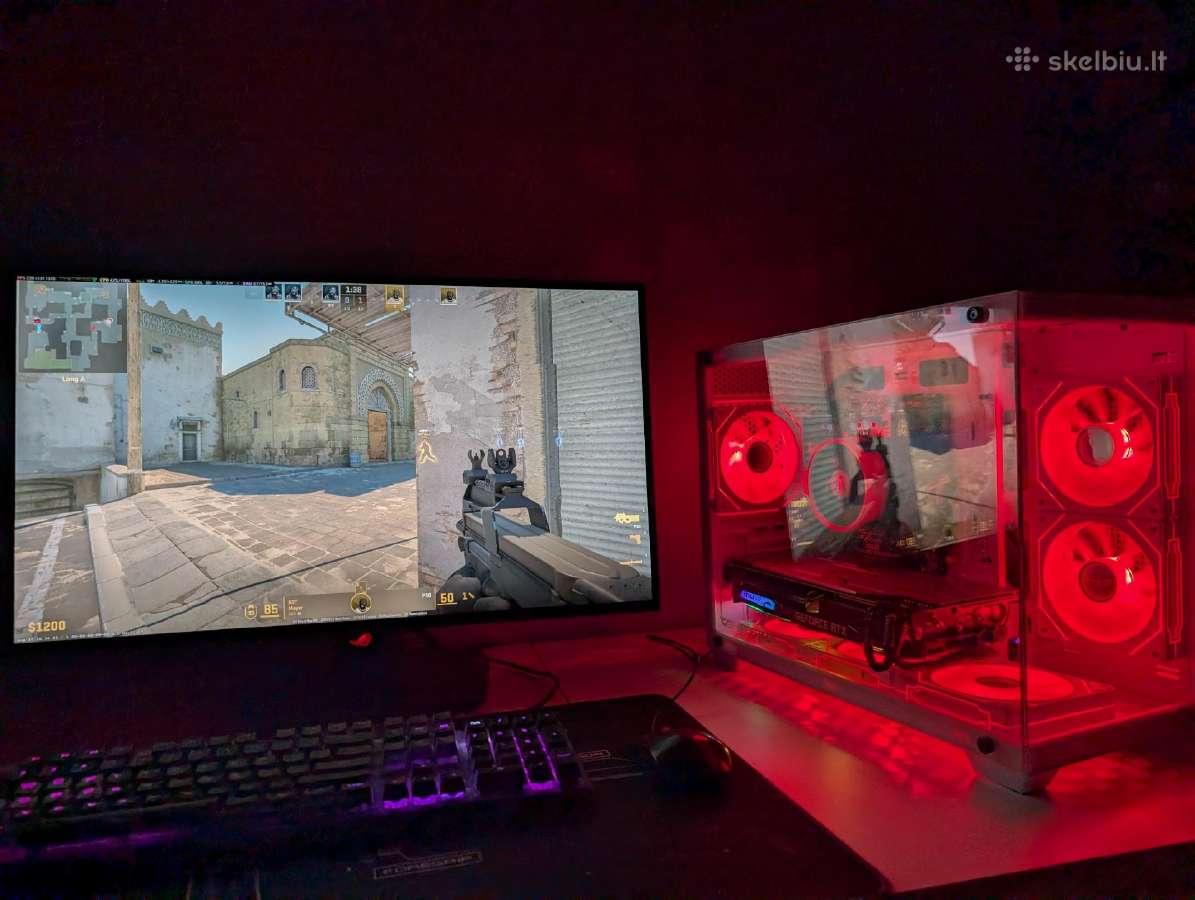 Žaidimų-mokslų Pc Ryzen 5 5500,16gb, rx6600, 1,2tb - nuotraukos Nr. 9