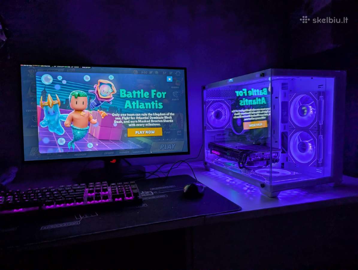 Žaidimų-mokslų Pc Ryzen 5 5500,16gb, rx6600, 1,2tb - nuotraukos Nr. 10
