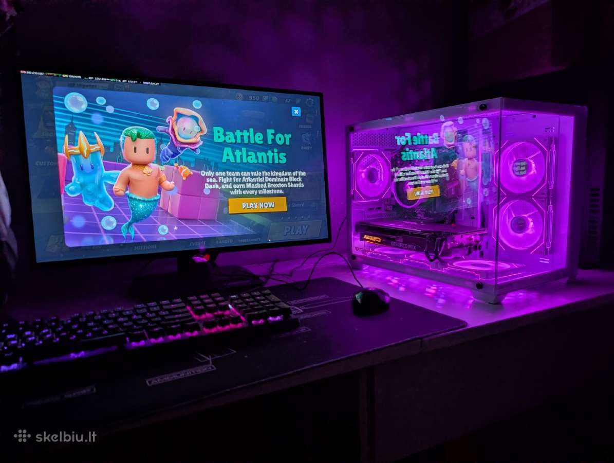 Žaidimų-mokslų Pc Ryzen 5 5500,16gb, rx6600, 1,2tb - nuotraukos Nr. 11