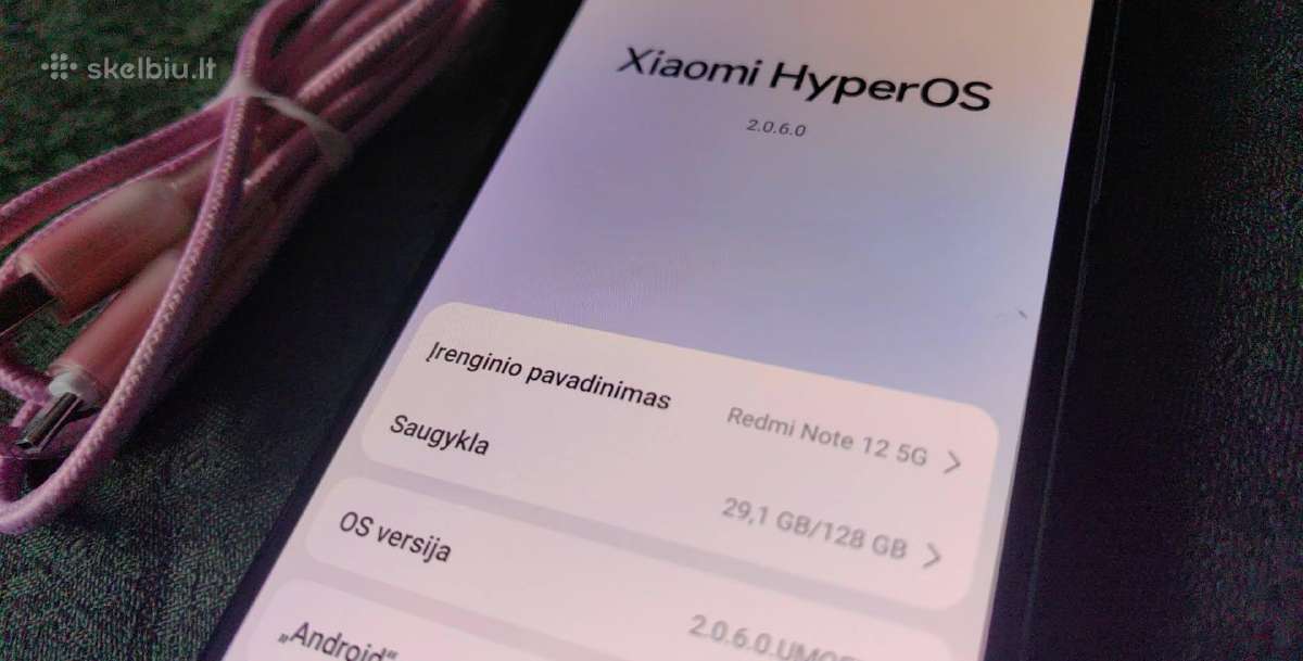 Xiaomi Redmi Note 12 5G 8/128gb - nuotraukos Nr. 4