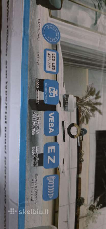 TV sieninis laikiklis 42"–70" (iki 7 - nuotraukos Nr. 3