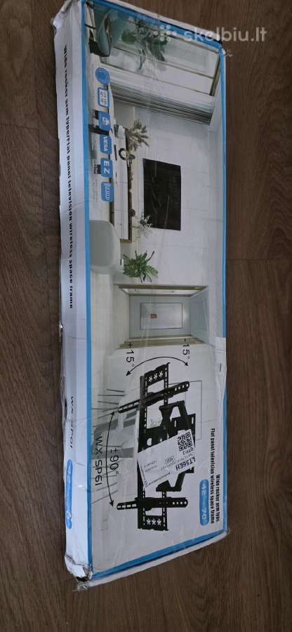 TV sieninis laikiklis 42"–70" (iki 7 - nuotraukos Nr. 4
