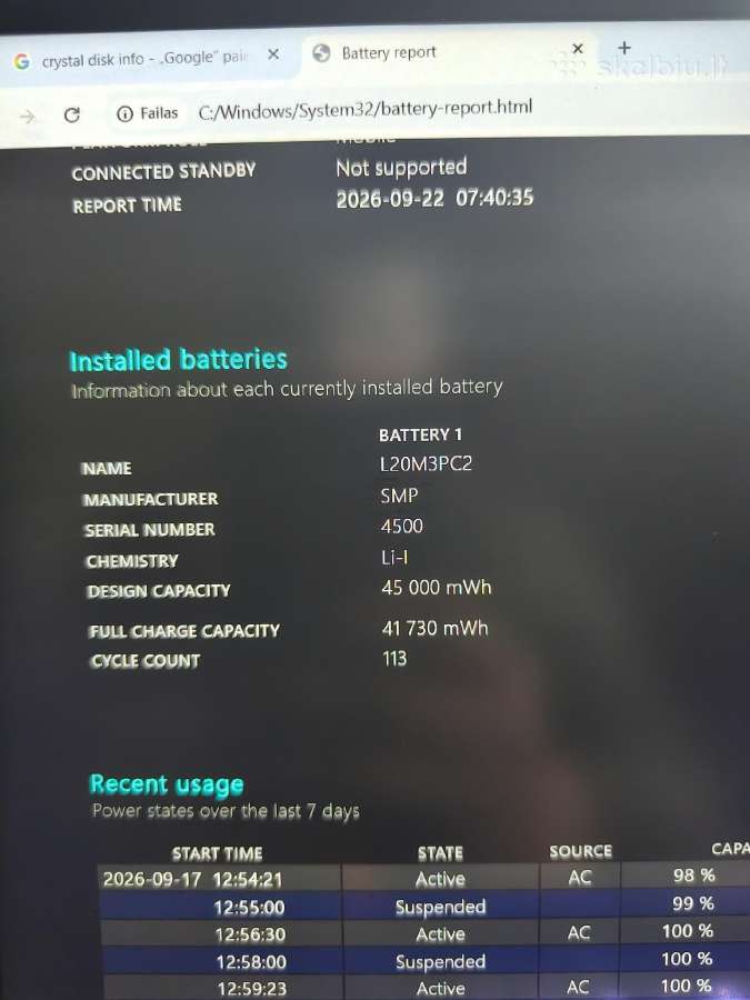 Lenovo ideapad gaming 3-5ach6 - nuotraukos Nr. 11