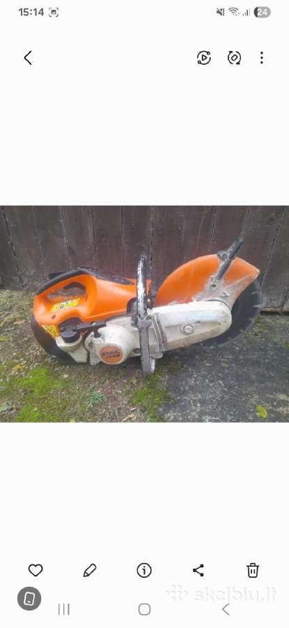 Stihl ts410 Betono pjaustykle - nuotraukos Nr. 2