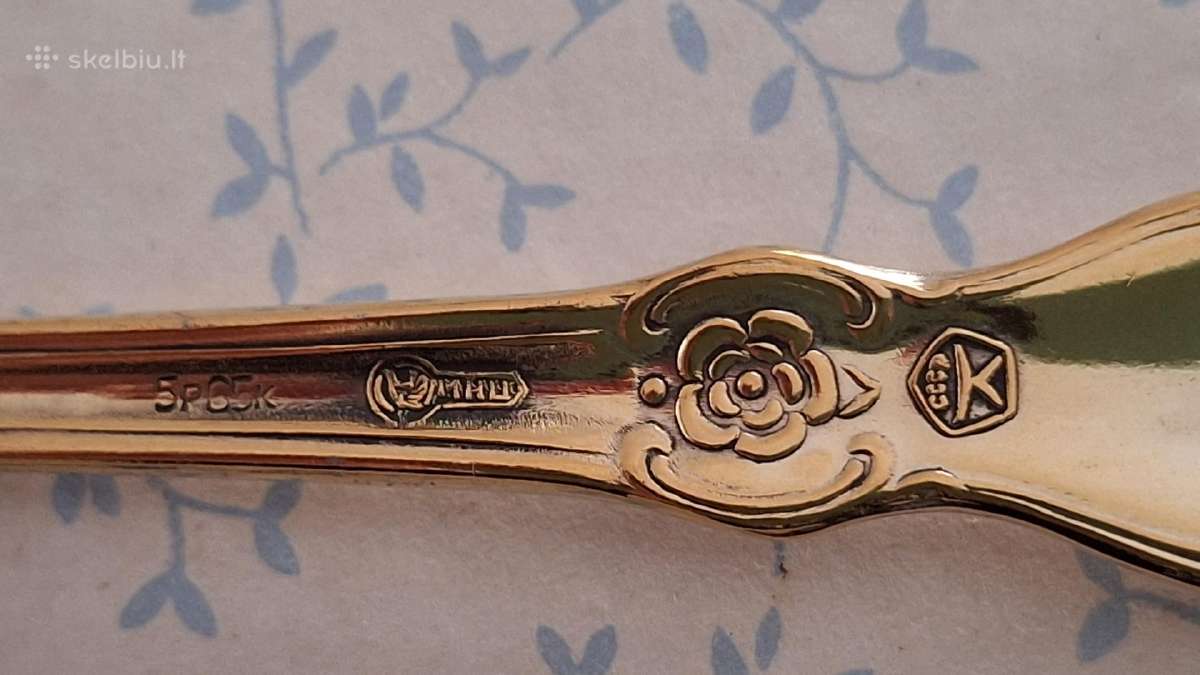 6 arbatinių šaukštelių rinkinys - nuotraukos Nr. 4