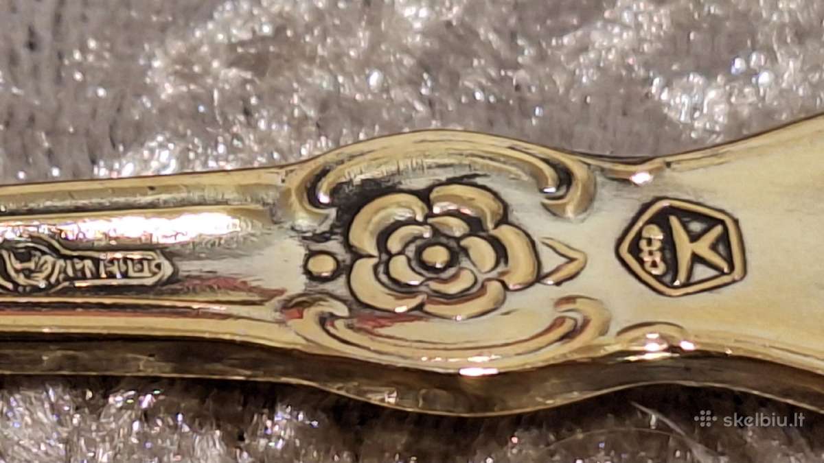 6 arbatinių šaukštelių rinkinys - nuotraukos Nr. 5