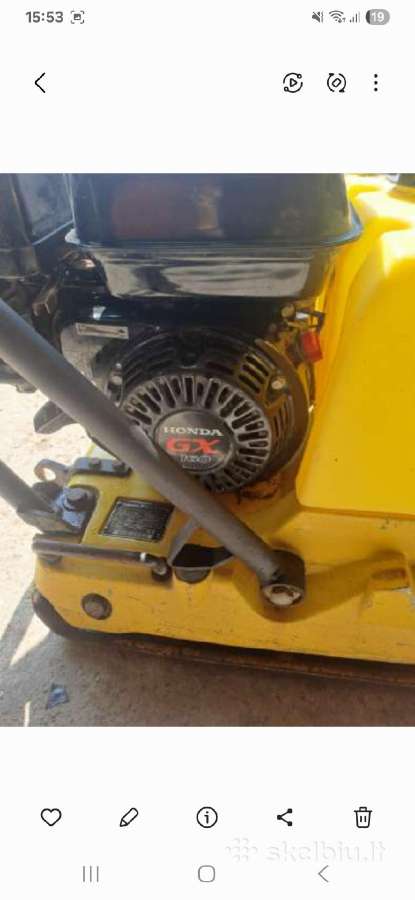 Wacker Neuson wp1550 90kg vibro plokste - nuotraukos Nr. 3