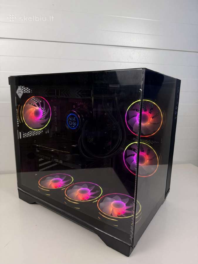 Naujas Žaidimų Pc Rtx 5060ti Ryzen 5 9600x Ddr5 - nuotraukos Nr. 7