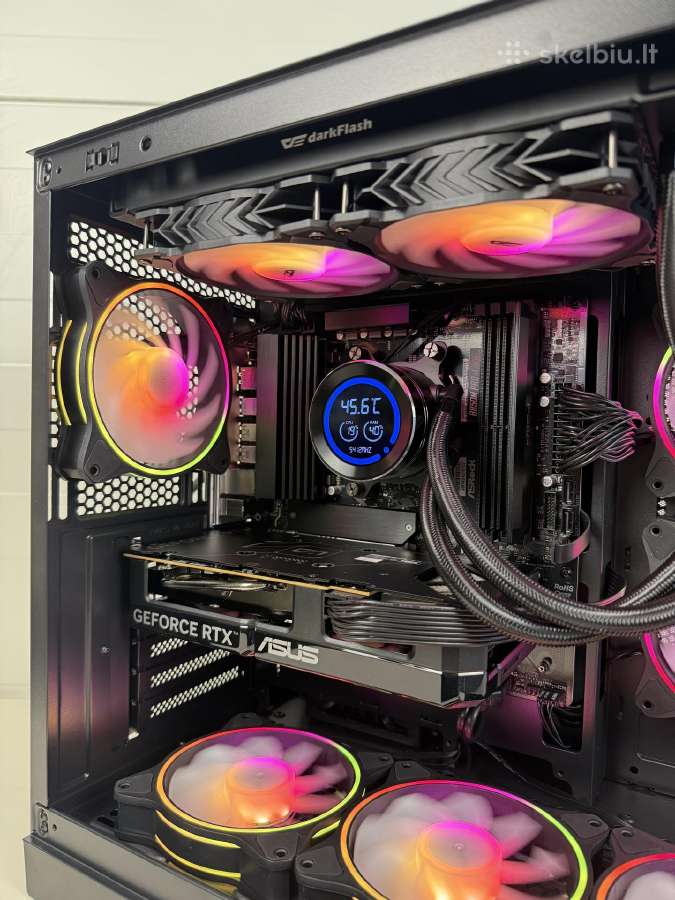 Naujas Žaidimų Pc Rtx 5060ti Ryzen 5 9600x Ddr5 - nuotraukos Nr. 11