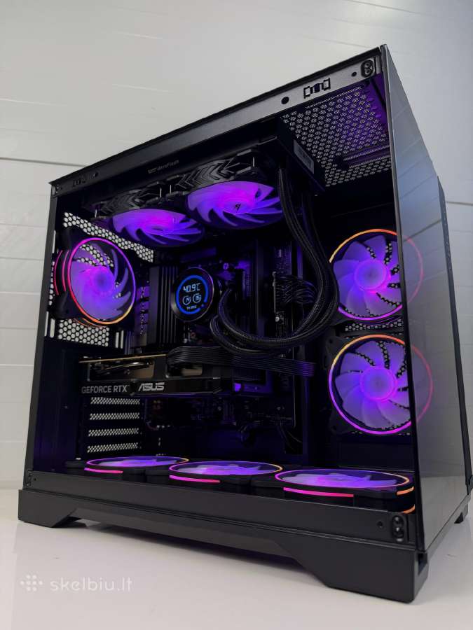 Naujas Žaidimų Pc Rtx 5060ti Ryzen 5 9600x Ddr5 - nuotraukos Nr. 17