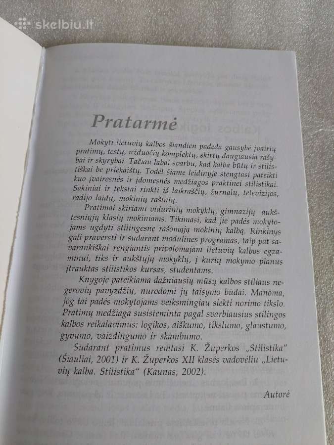 Stilistikos pratimai - nuotraukos Nr. 2