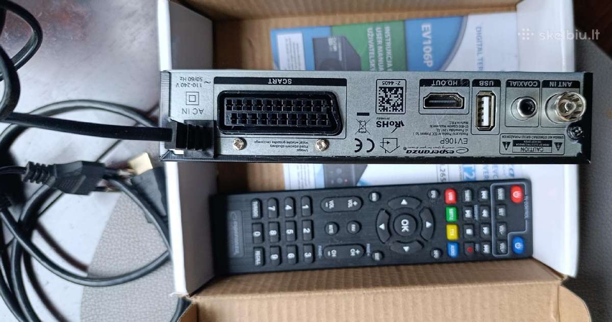 Skaitmeninis TV tiuneris Dvb-t2 - nuotraukos Nr. 3