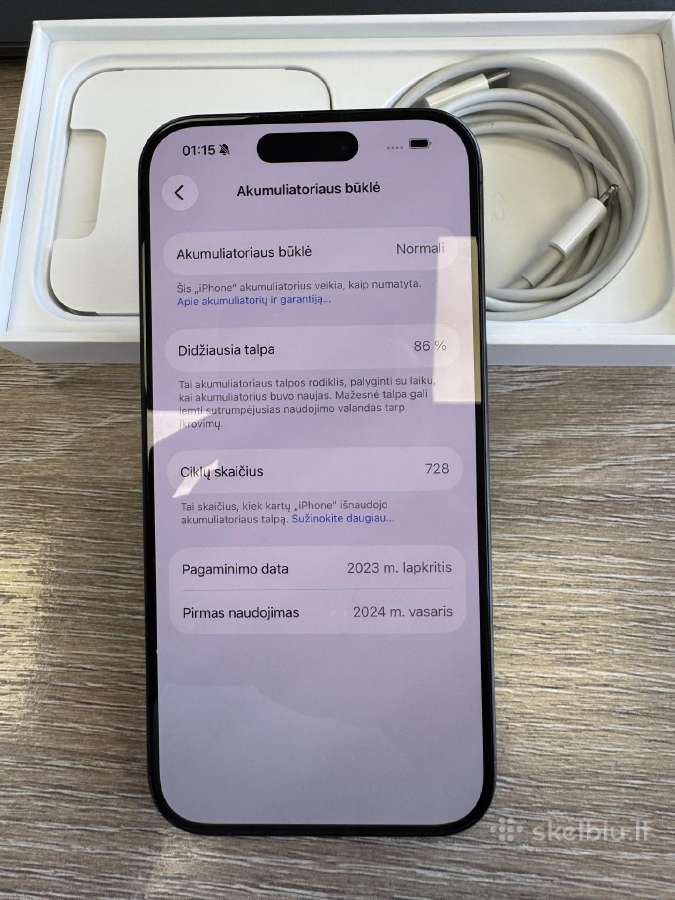 iPhone 15 Pro - nuotraukos Nr. 6