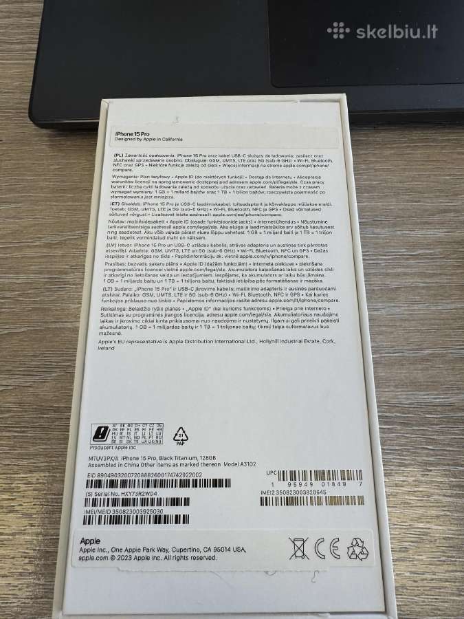 iPhone 15 Pro - nuotraukos Nr. 8