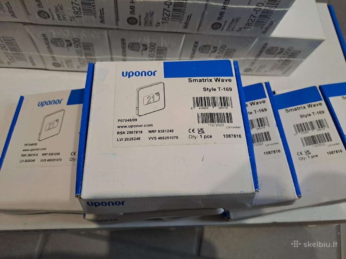 Uponor T169 termostatai centralė X265 ir WiFi R208 - nuotraukos Nr. 2