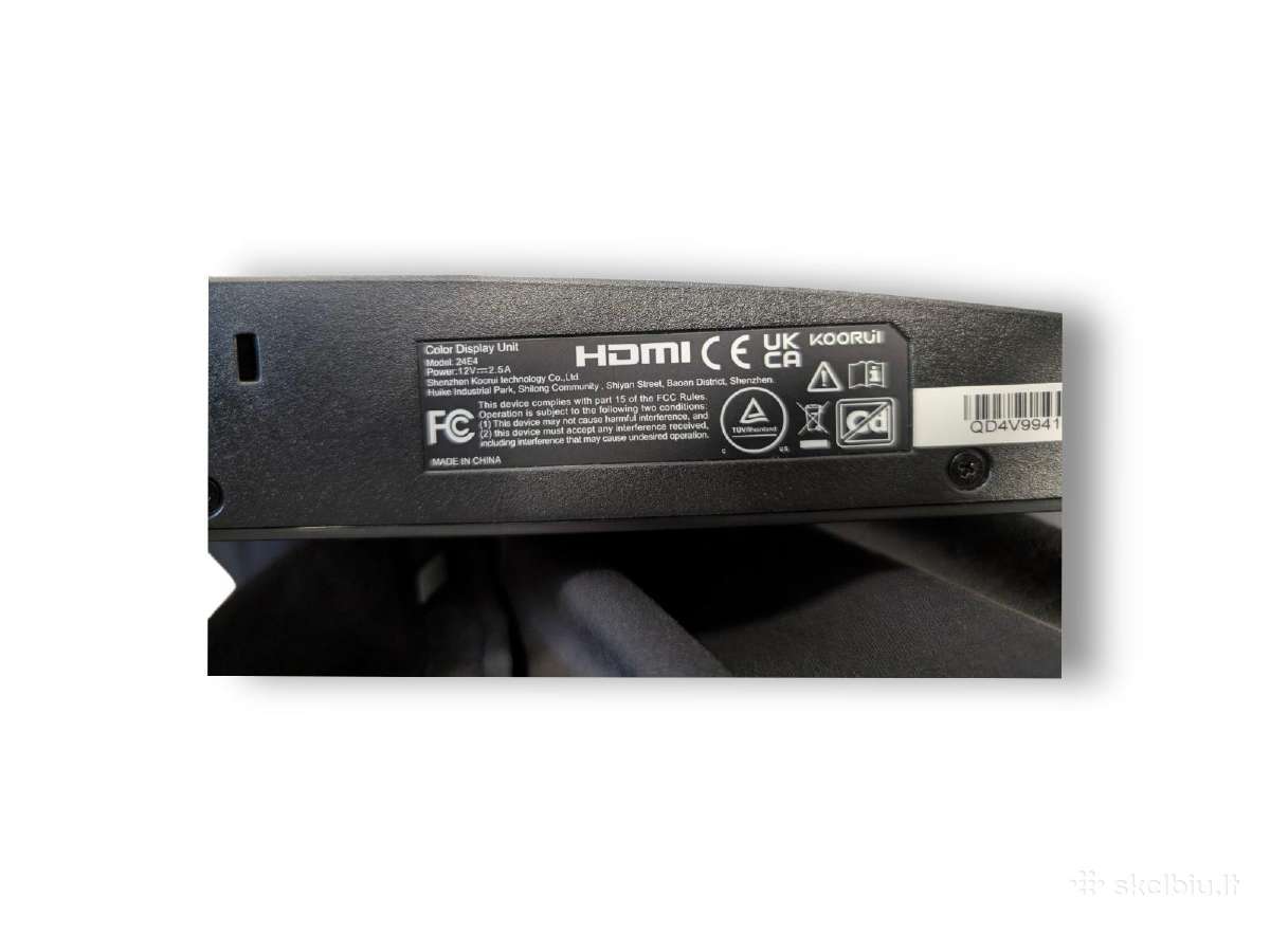 Monitorius Koorui 24e4 23,8 Fhd Va 165hz - nuotraukos Nr. 2