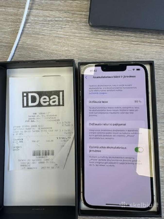 iPhone 13 Pro, Gold 128 GB - nuotraukos Nr. 3