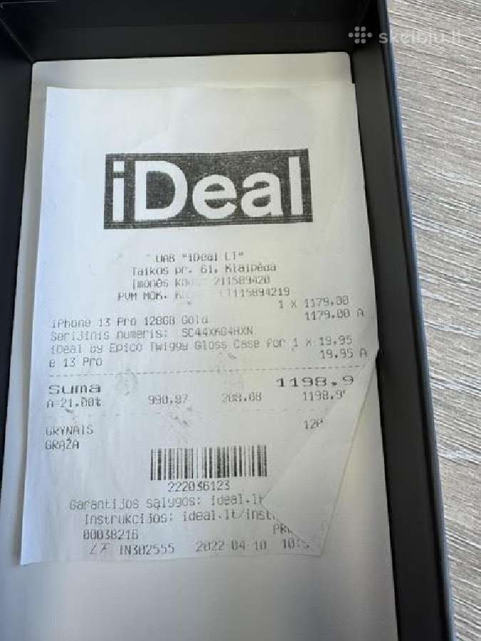 iPhone 13 Pro, Gold 128 GB - nuotraukos Nr. 5