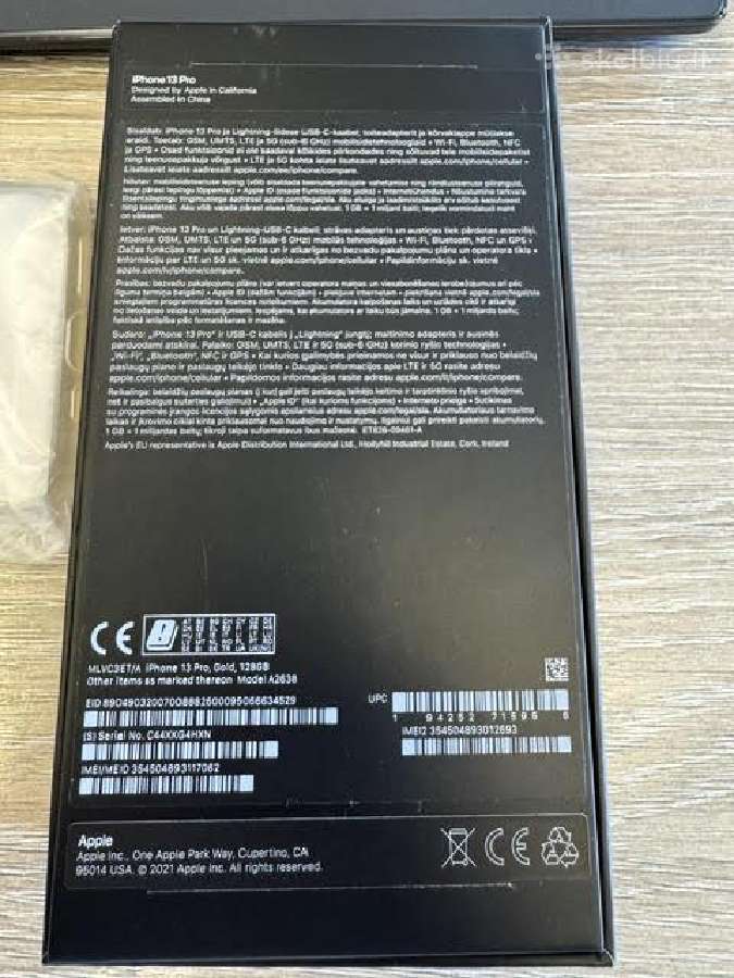 iPhone 13 Pro, Gold 128 GB - nuotraukos Nr. 6