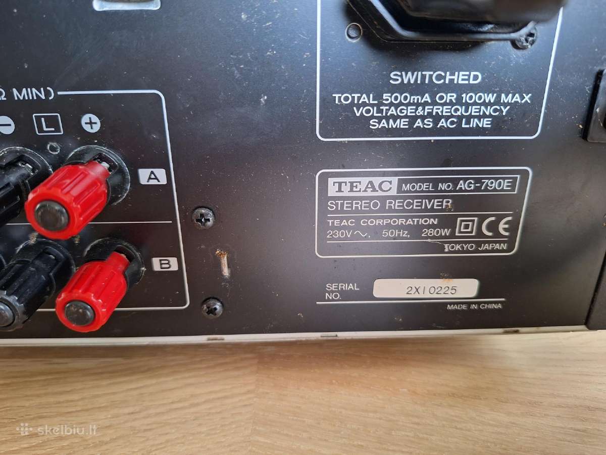 Teac ag- 790 - nuotraukos Nr. 6
