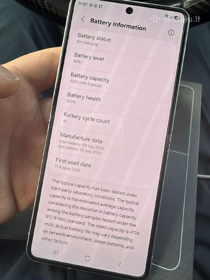 Samsung galaxy z flip 8 512gb - nuotraukos Nr. 3