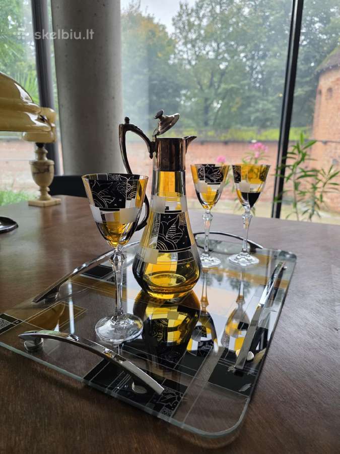 Įspūdingas Karl Palda Art Deco rinkinys - nuotraukos Nr. 5
