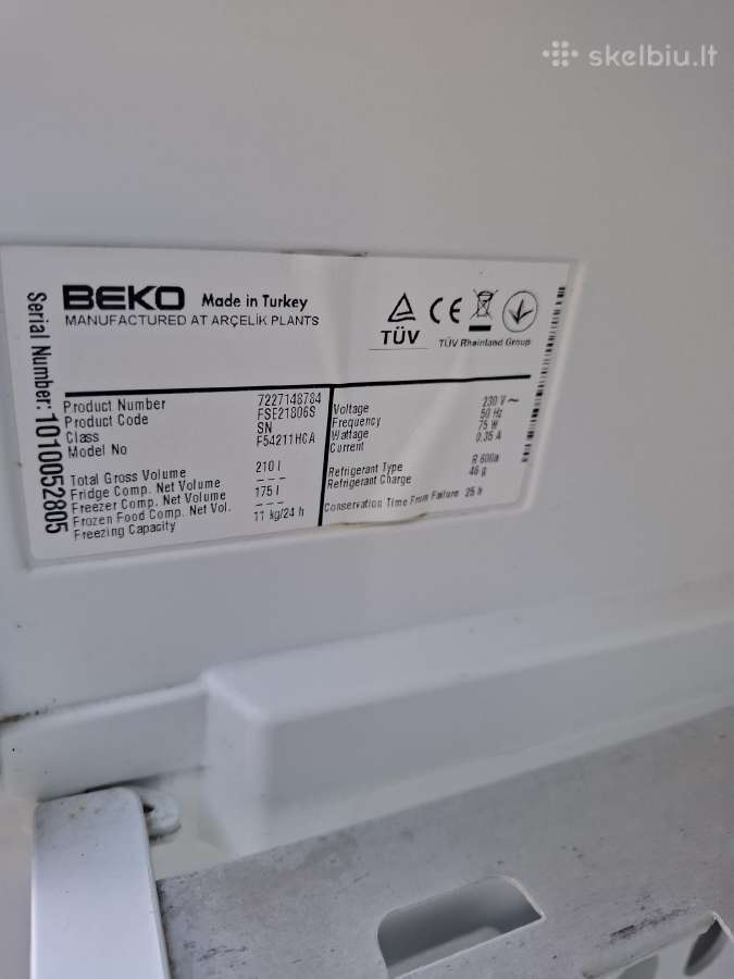 Beko šaldiklis - nuotraukos Nr. 7