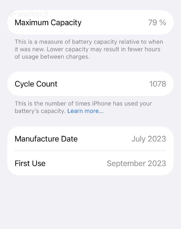 iPhone 15 pro 256gb White titanium - nuotraukos Nr. 4