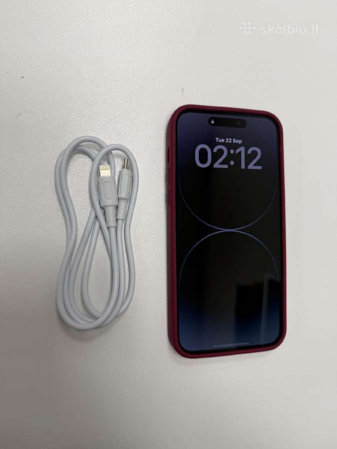 iPhone 14 pro max 84% batt 128gb black - 450eur - nuotraukos Nr. 3