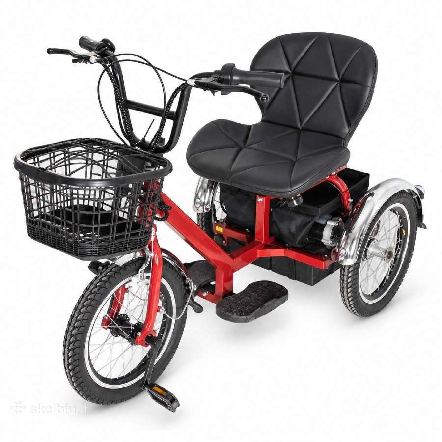 Elektrinis triratis skuteris T06b su pedalais - nuotraukos Nr. 8