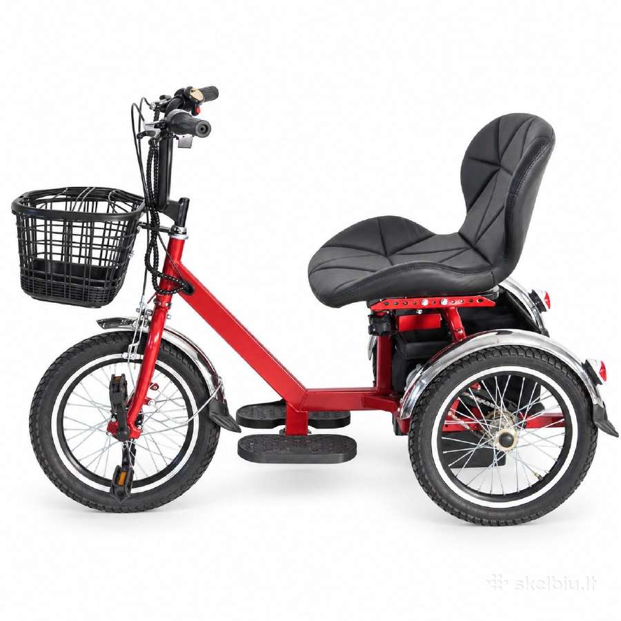Elektrinis triratis skuteris T06b su pedalais - nuotraukos Nr. 9