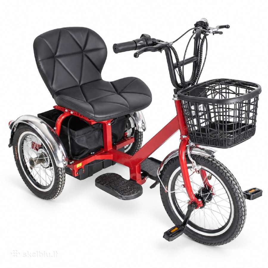 Elektrinis triratis skuteris T06b su pedalais - nuotraukos Nr. 12