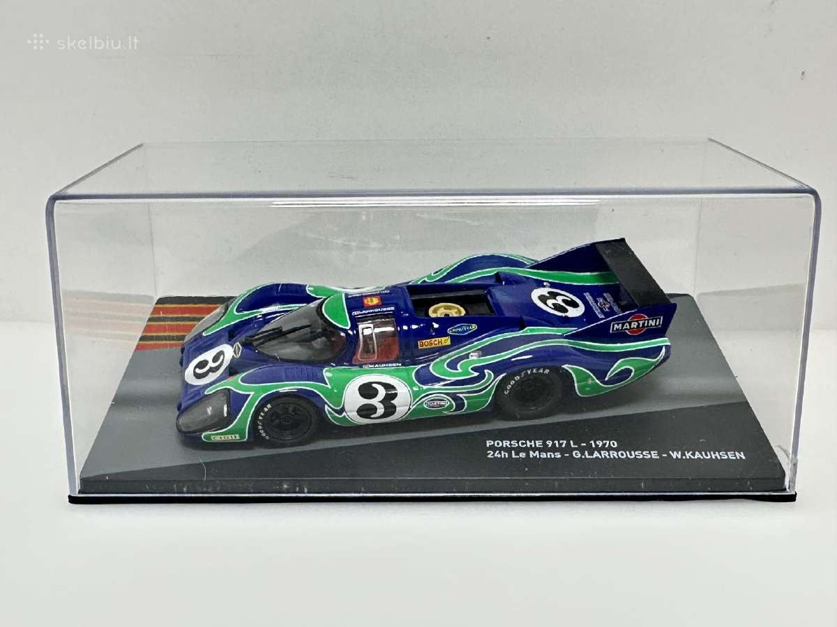 Porsche 917l 24h Le Mans 1970 #3 mėlyna 1:43 Po - nuotraukos Nr. 2