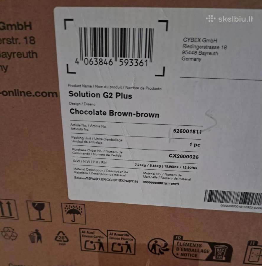 Cybex solution G2 fix plus ruda - nuotraukos Nr. 7