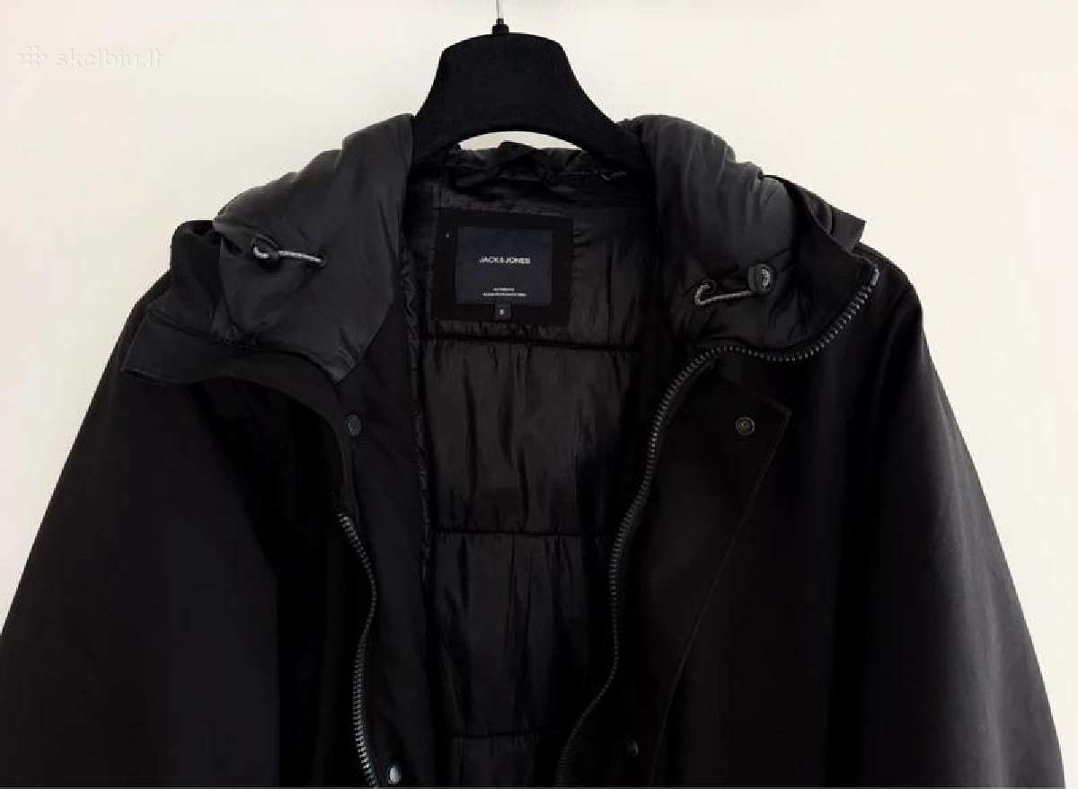 Stilinga juoda Jack & Jones striukė (M dydis) - nuotraukos Nr. 4
