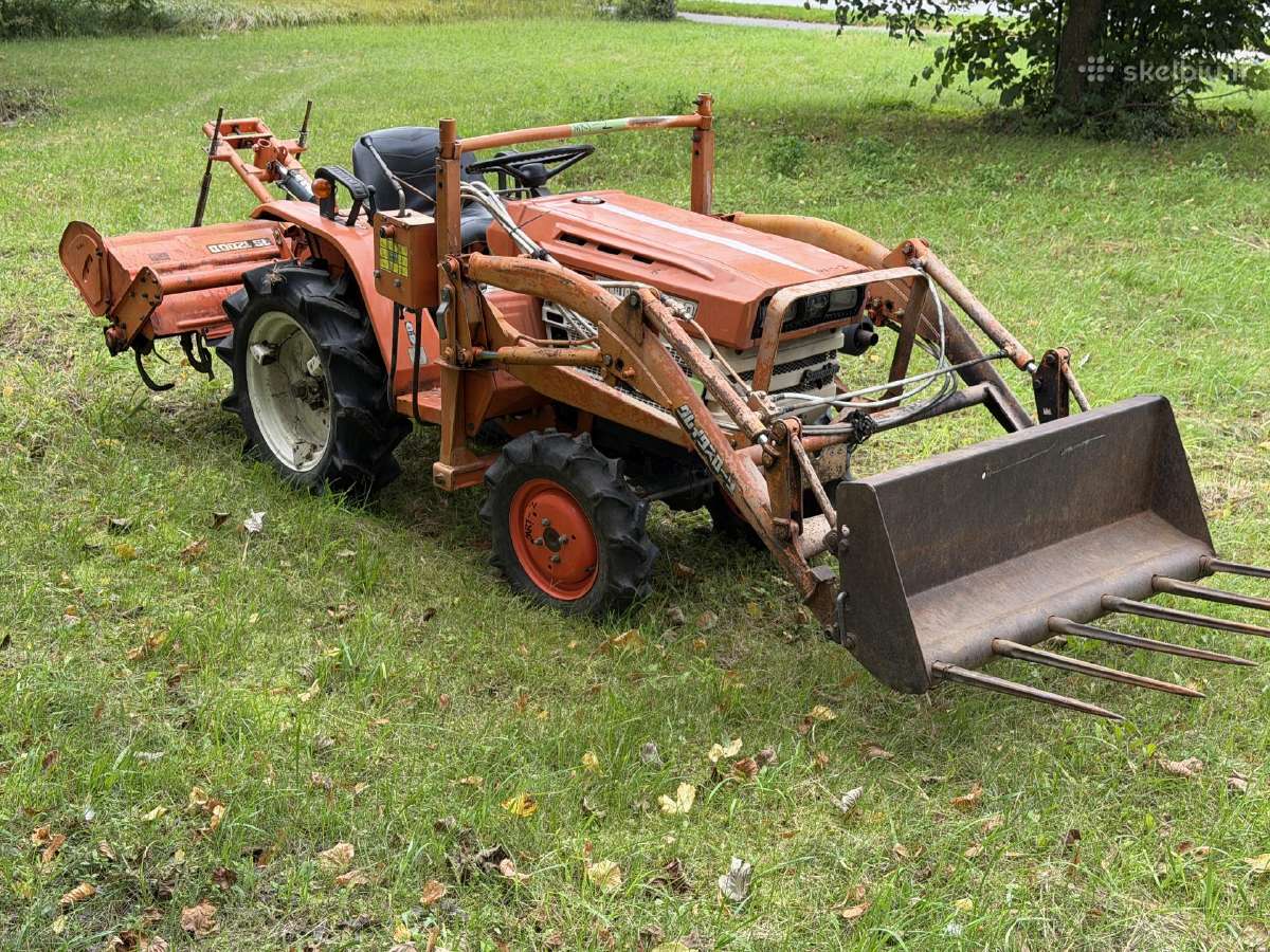 Traktorius Kubota B1500 su frontaliniu (19 Ag) - nuotraukos Nr. 7