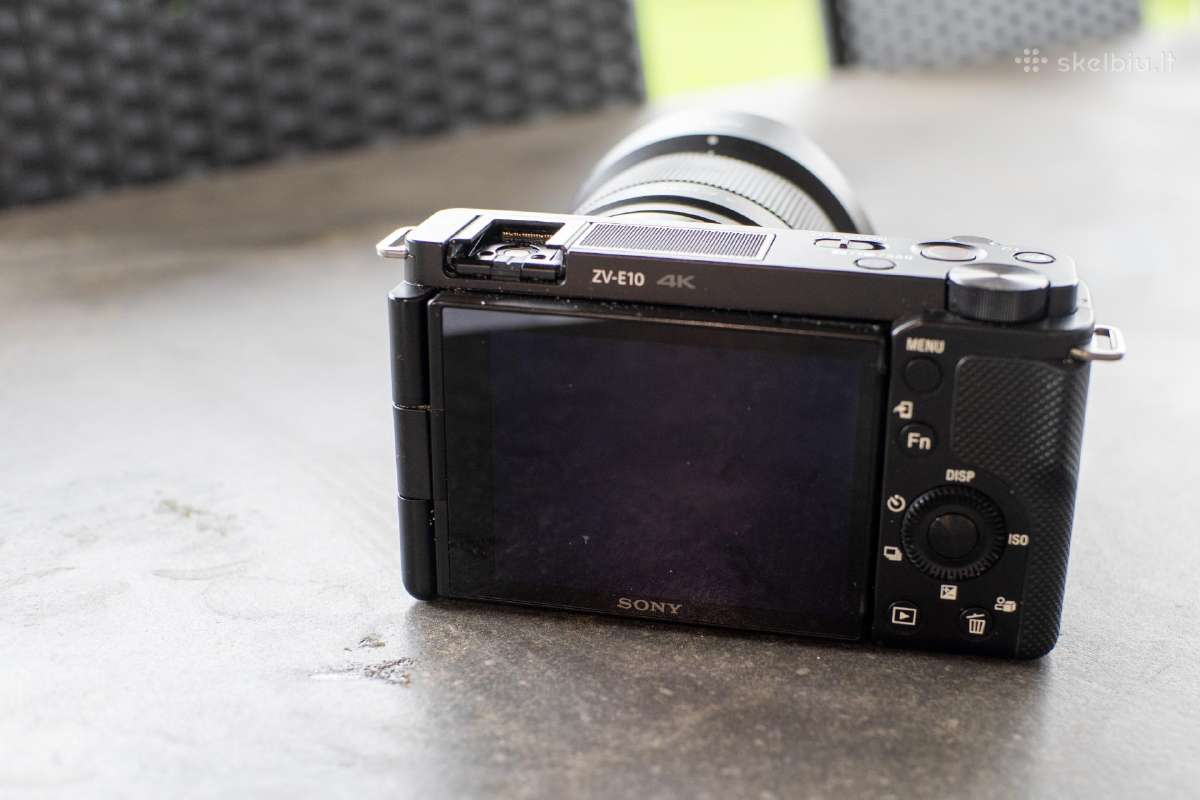 Sony Zv-e10, mažai naudotas su garantija - nuotraukos Nr. 3