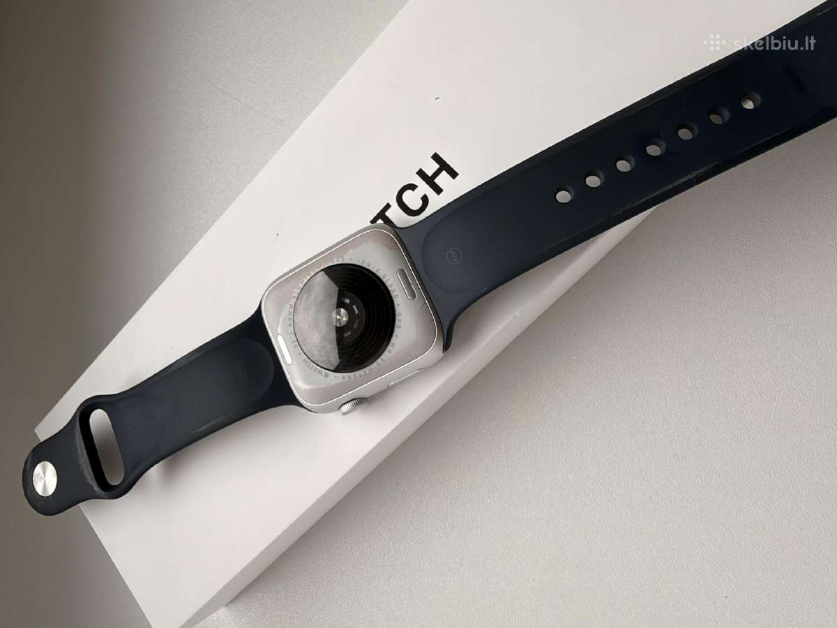Apple Watch Se 2 44 Silver su papildoma apyranke - nuotraukos Nr. 3