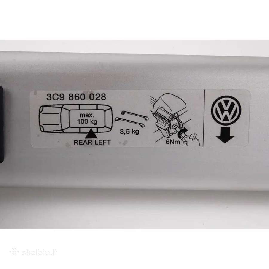 VW Passat B6/ B7 Variant stogo skersiniai - nuotraukos Nr. 3
